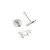 Simply Whispers Silver T-Rex Stud Earrings Best
