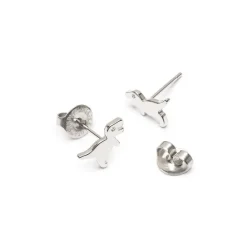 Simply Whispers Silver T-Rex Stud Earrings Best