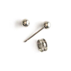 Simply Whispers Small Ball Titanium Stud Earrings Discount