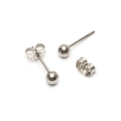 Simply Whispers Small Ball Titanium Stud Earrings Discount