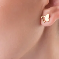 Simply Whispers Small Butterfly Stud Earrings Discount