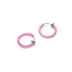 Simply Whispers Small Pink Clip-On Earrings Sale