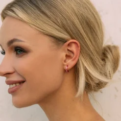 Simply Whispers Small Pink Clip-On Earrings Sale