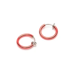 Simply Whispers Small Red Clip-On Earrings Best