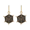Simply Whispers Spiderweb Niobium French Hook Earrings Online