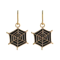 Simply Whispers Spiderweb Niobium French Hook Earrings Online