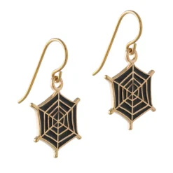 Simply Whispers Spiderweb Niobium French Hook Earrings Online