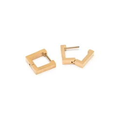 Simply Whispers Square Huggie Hoops Sale