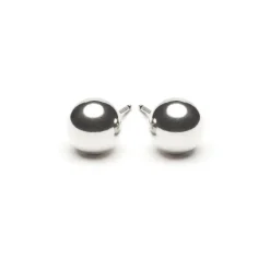 Simply Whispers Sterling Silver 7 mm Ball Stud Earrings Discount