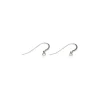 Simply Whispers Sterling Silver Flat French Hook With Ball Accessory - 1 Pair Best