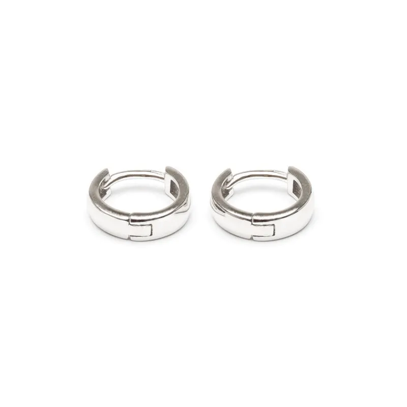 Simply Whispers 925 Sterling Silver Mini Huggie Earrings Outlet