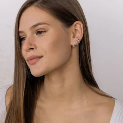 Simply Whispers 925 Sterling Silver Mini Huggie Earrings Outlet
