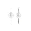 Simply Whispers Titanium Pearl French Hook Earrings New