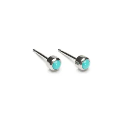 Simply Whispers Turquoise Mini Stud Earrings Outlet