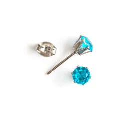 Simply Whispers Turquoise Titanium Stud Earrings Clearance