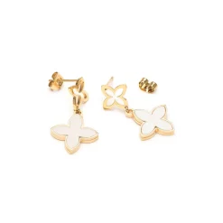 Simply Whispers White Alhambra Earrings Best