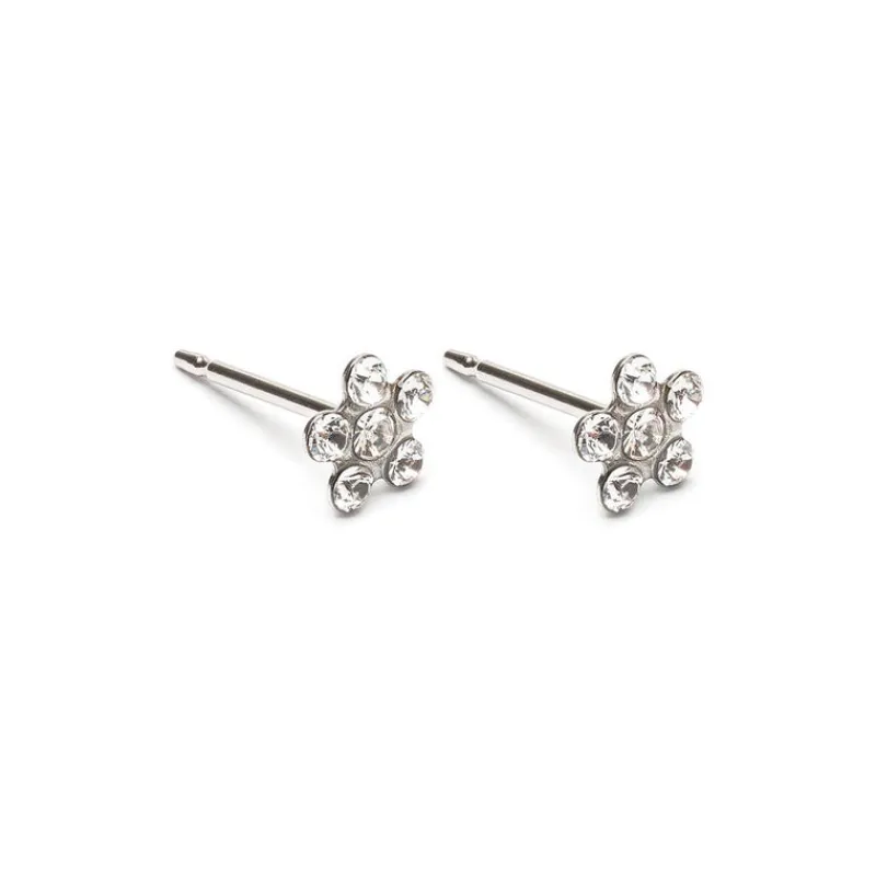 Simply Whispers White Daisy Earrings Outlet